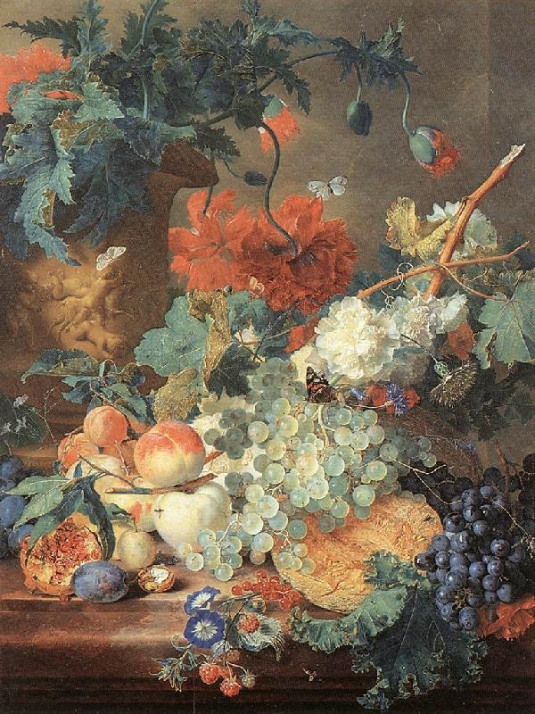HUYSUM, Jan van Fruit and Flowers s oil painting image